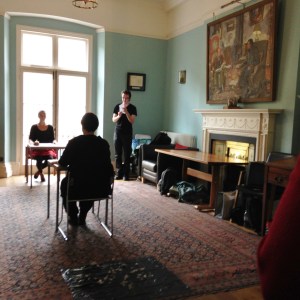 Performance of 'The Poem Factory' by Camilla Nelson.